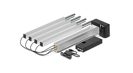 Sistema de elevación hidráulico - con motor